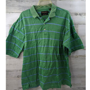 Green Palmtree Donald J Trump Signature Collection Double Mens Large Pima Cotton